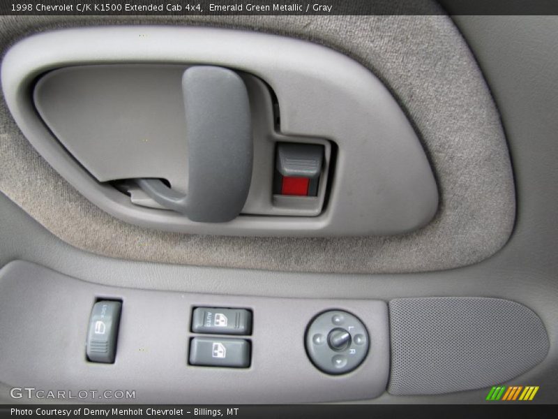 Emerald Green Metallic / Gray 1998 Chevrolet C/K K1500 Extended Cab 4x4