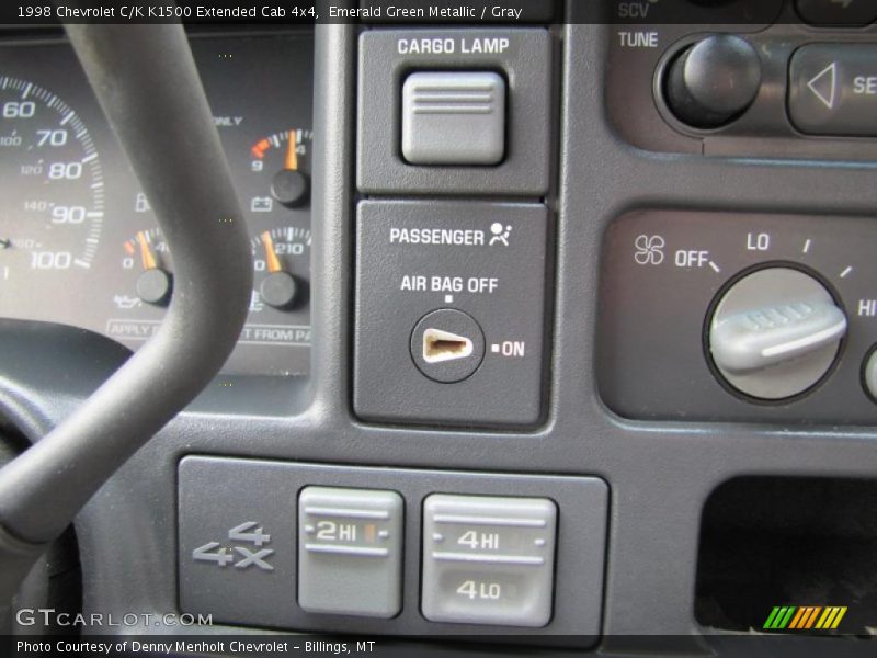 Controls of 1998 C/K K1500 Extended Cab 4x4