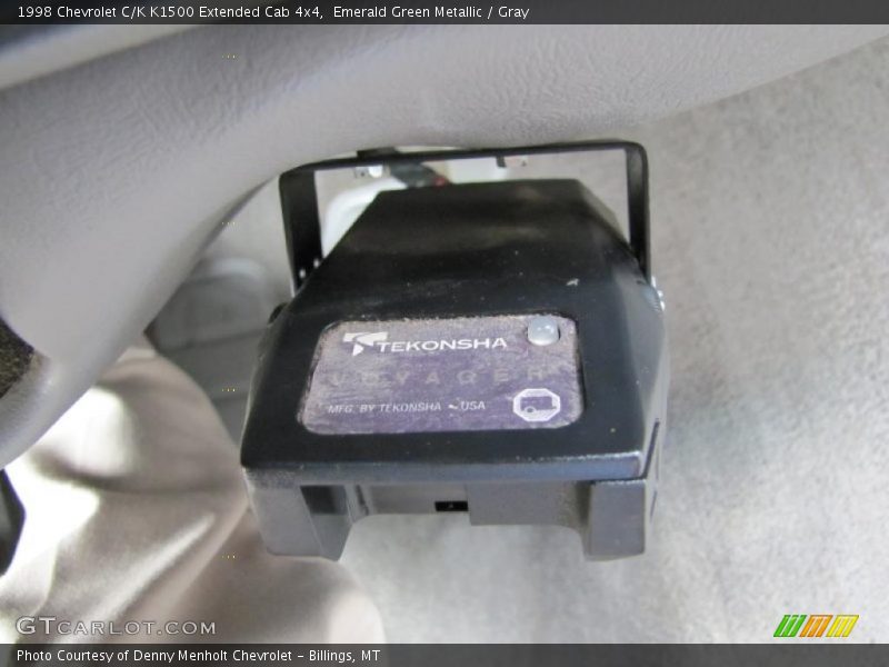 Emerald Green Metallic / Gray 1998 Chevrolet C/K K1500 Extended Cab 4x4