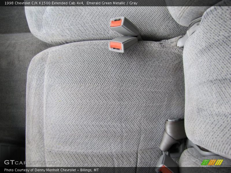Emerald Green Metallic / Gray 1998 Chevrolet C/K K1500 Extended Cab 4x4