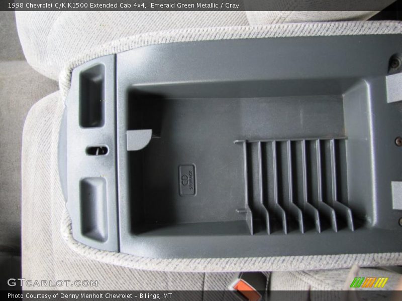 Emerald Green Metallic / Gray 1998 Chevrolet C/K K1500 Extended Cab 4x4