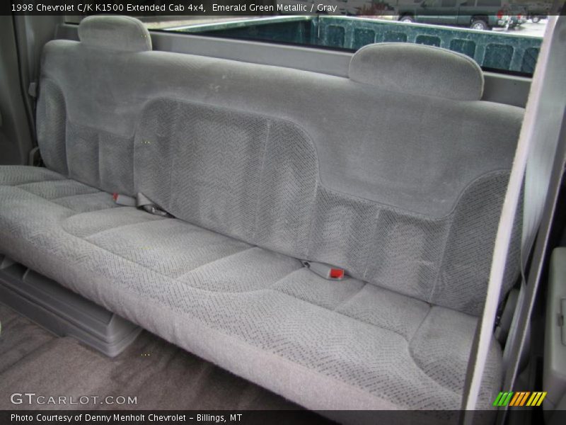 Emerald Green Metallic / Gray 1998 Chevrolet C/K K1500 Extended Cab 4x4