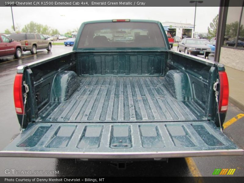 Emerald Green Metallic / Gray 1998 Chevrolet C/K K1500 Extended Cab 4x4