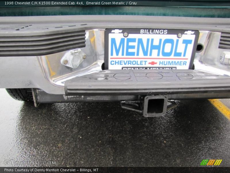 Emerald Green Metallic / Gray 1998 Chevrolet C/K K1500 Extended Cab 4x4