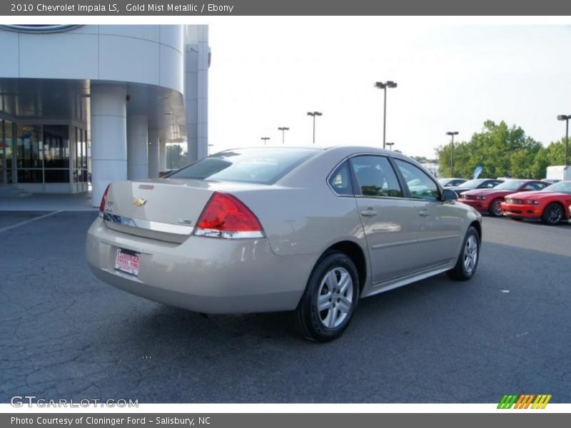 Gold Mist Metallic / Ebony 2010 Chevrolet Impala LS