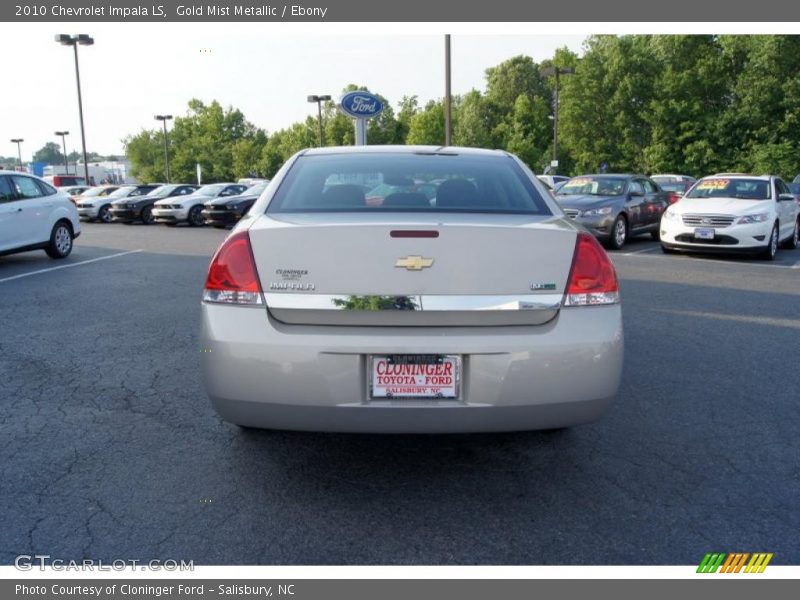 Gold Mist Metallic / Ebony 2010 Chevrolet Impala LS