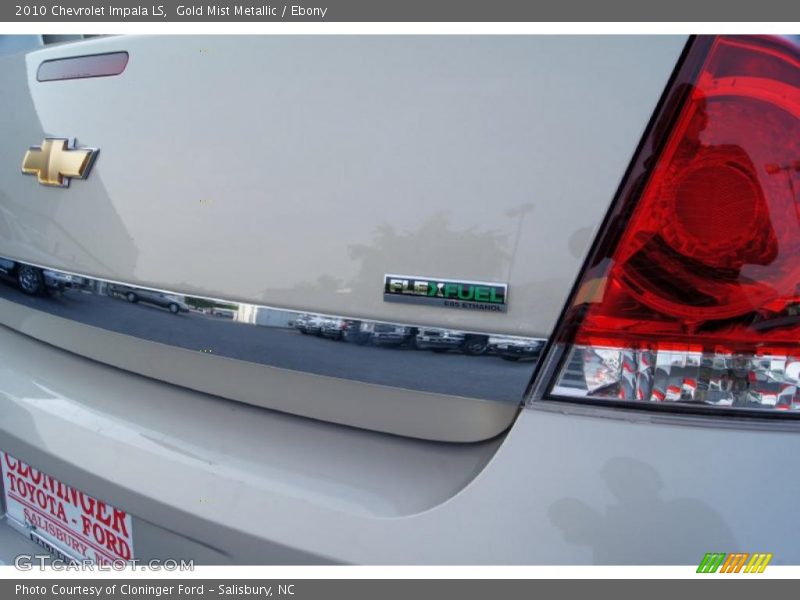 Gold Mist Metallic / Ebony 2010 Chevrolet Impala LS