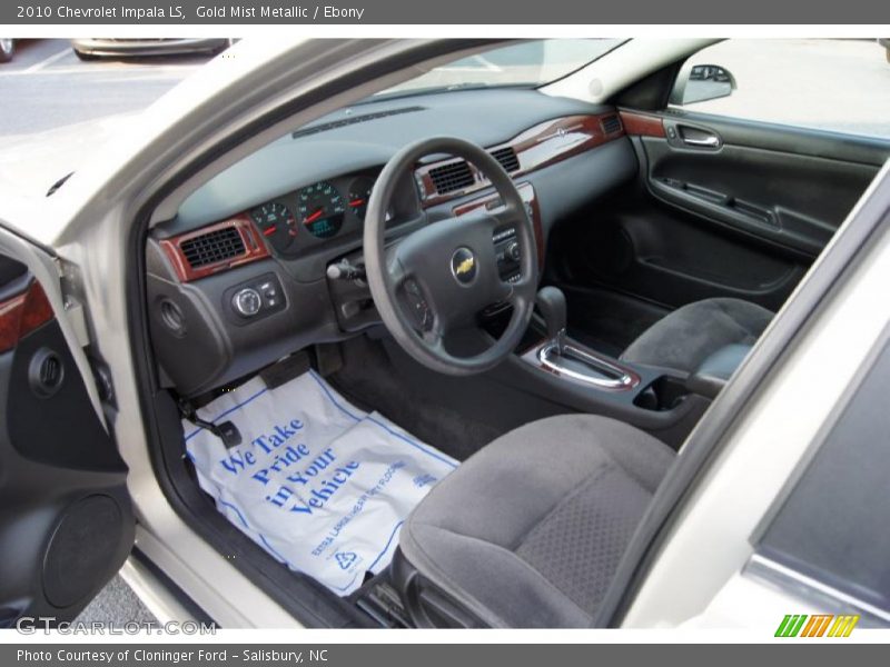 Gold Mist Metallic / Ebony 2010 Chevrolet Impala LS