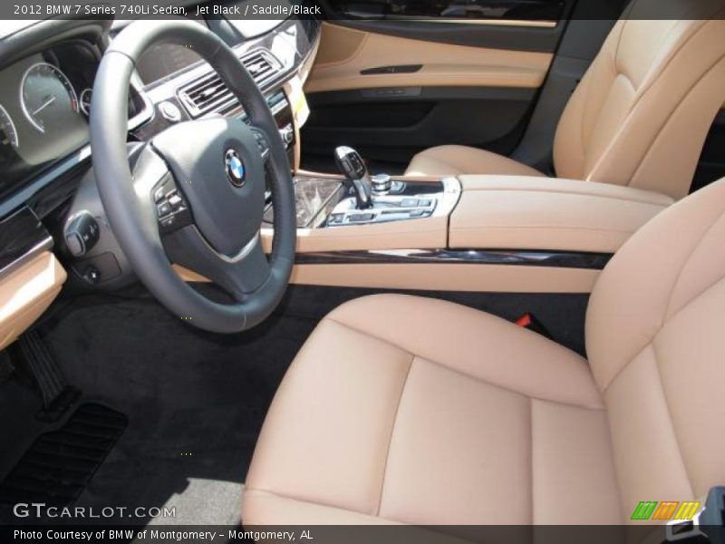  2012 7 Series 740Li Sedan Saddle/Black Interior