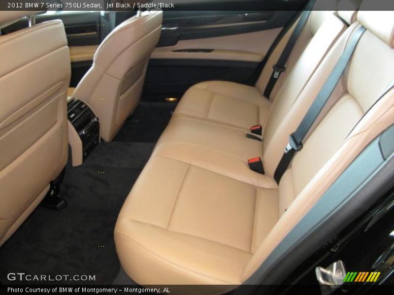  2012 7 Series 750Li Sedan Saddle/Black Interior