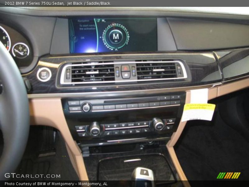 Controls of 2012 7 Series 750Li Sedan