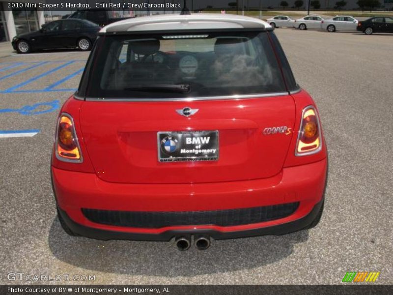 Chili Red / Grey/Carbon Black 2010 Mini Cooper S Hardtop