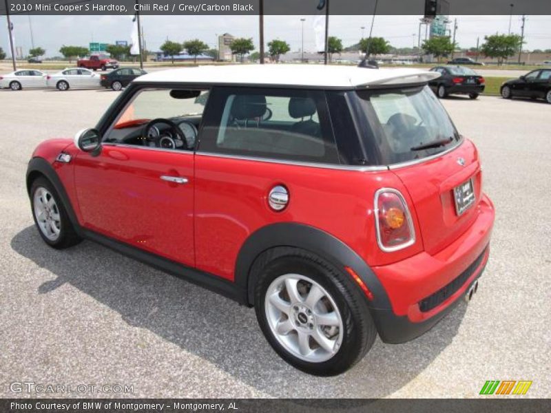 Chili Red / Grey/Carbon Black 2010 Mini Cooper S Hardtop