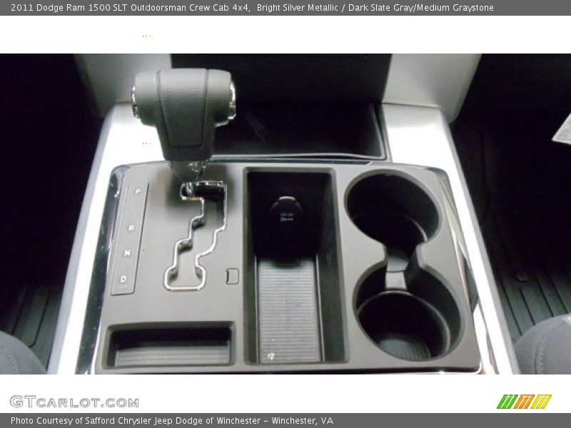 Bright Silver Metallic / Dark Slate Gray/Medium Graystone 2011 Dodge Ram 1500 SLT Outdoorsman Crew Cab 4x4