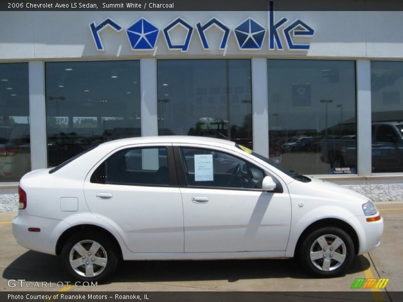 Summit White / Charcoal 2006 Chevrolet Aveo LS Sedan