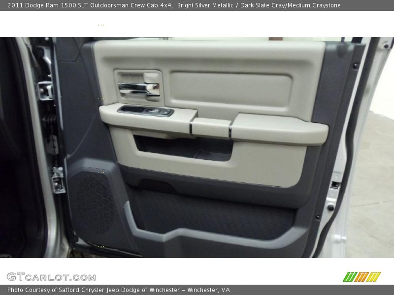 Bright Silver Metallic / Dark Slate Gray/Medium Graystone 2011 Dodge Ram 1500 SLT Outdoorsman Crew Cab 4x4