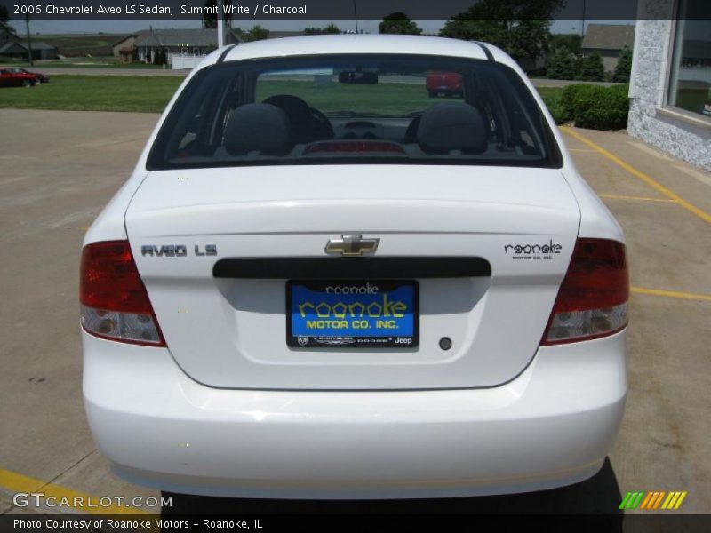 Summit White / Charcoal 2006 Chevrolet Aveo LS Sedan