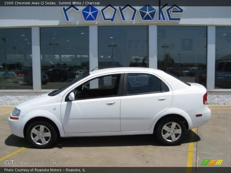 Summit White / Charcoal 2006 Chevrolet Aveo LS Sedan