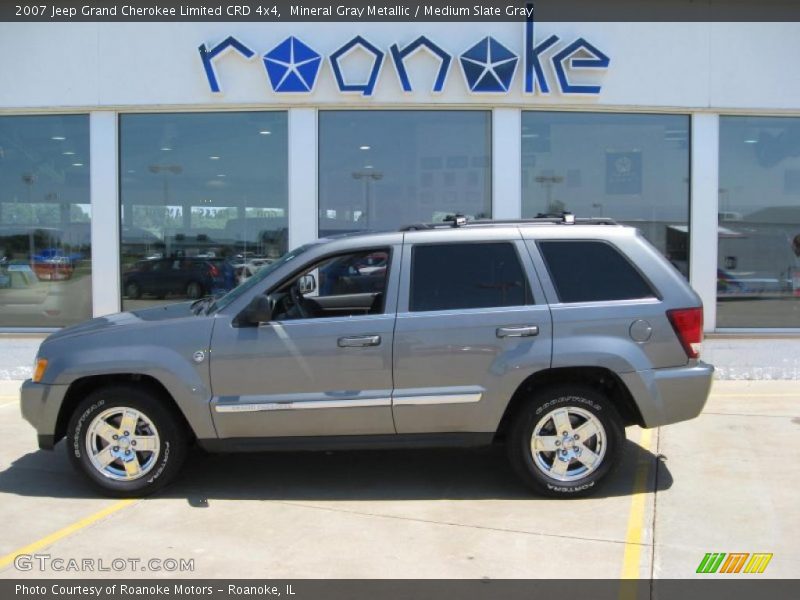 Mineral Gray Metallic / Medium Slate Gray 2007 Jeep Grand Cherokee Limited CRD 4x4