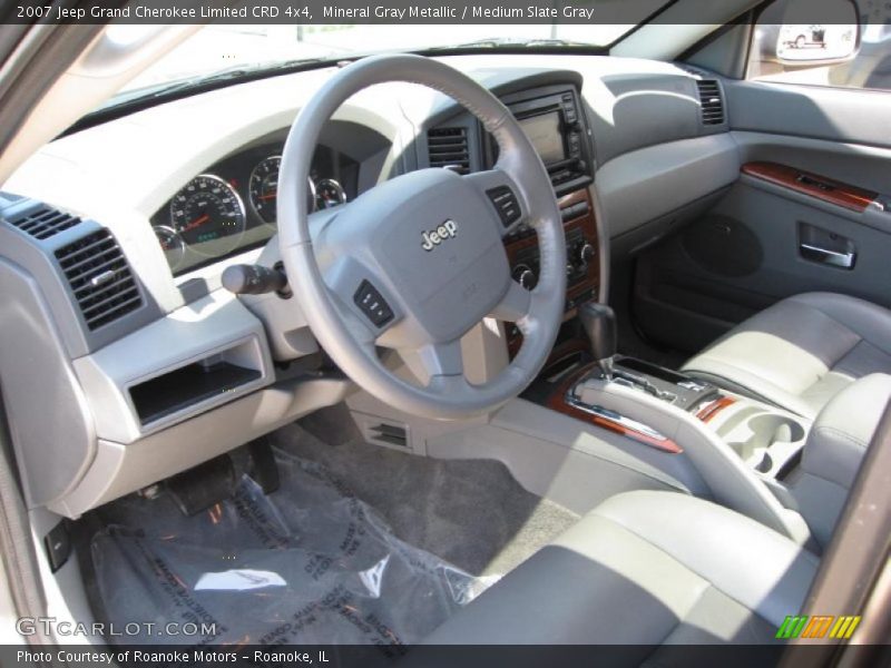 Mineral Gray Metallic / Medium Slate Gray 2007 Jeep Grand Cherokee Limited CRD 4x4