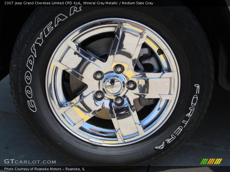 Mineral Gray Metallic / Medium Slate Gray 2007 Jeep Grand Cherokee Limited CRD 4x4