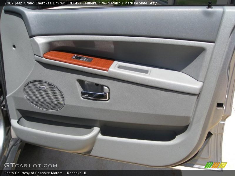 Mineral Gray Metallic / Medium Slate Gray 2007 Jeep Grand Cherokee Limited CRD 4x4