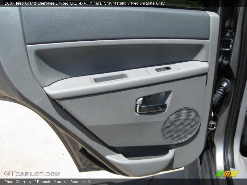 Mineral Gray Metallic / Medium Slate Gray 2007 Jeep Grand Cherokee Limited CRD 4x4