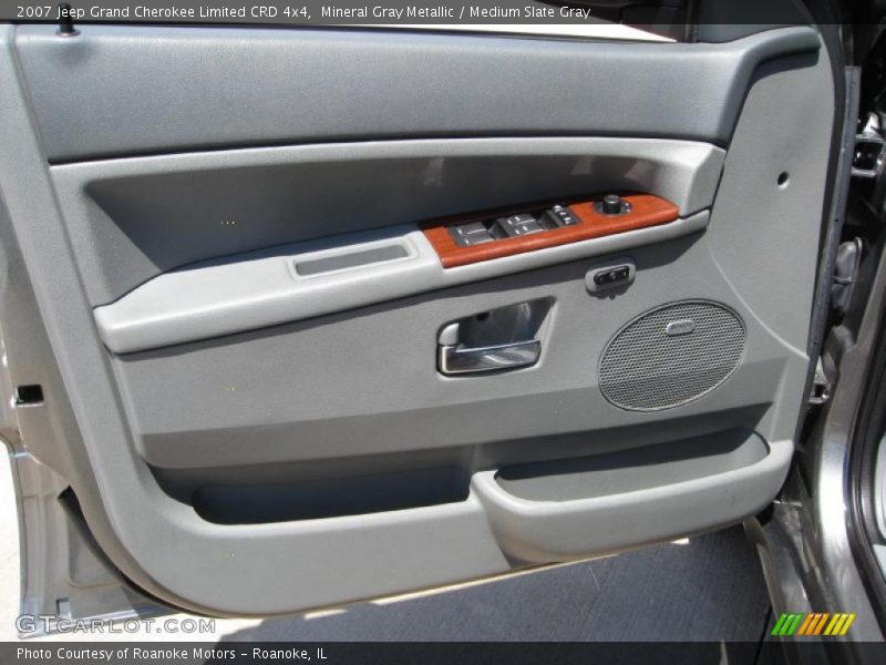 Mineral Gray Metallic / Medium Slate Gray 2007 Jeep Grand Cherokee Limited CRD 4x4