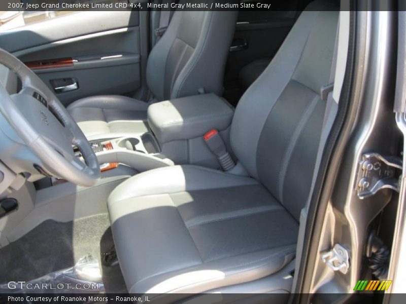 Mineral Gray Metallic / Medium Slate Gray 2007 Jeep Grand Cherokee Limited CRD 4x4