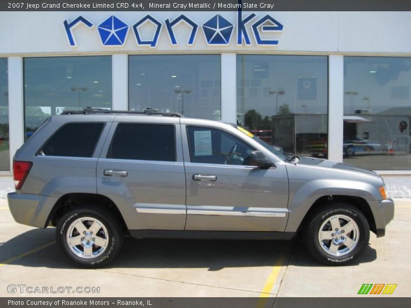Mineral Gray Metallic / Medium Slate Gray 2007 Jeep Grand Cherokee Limited CRD 4x4