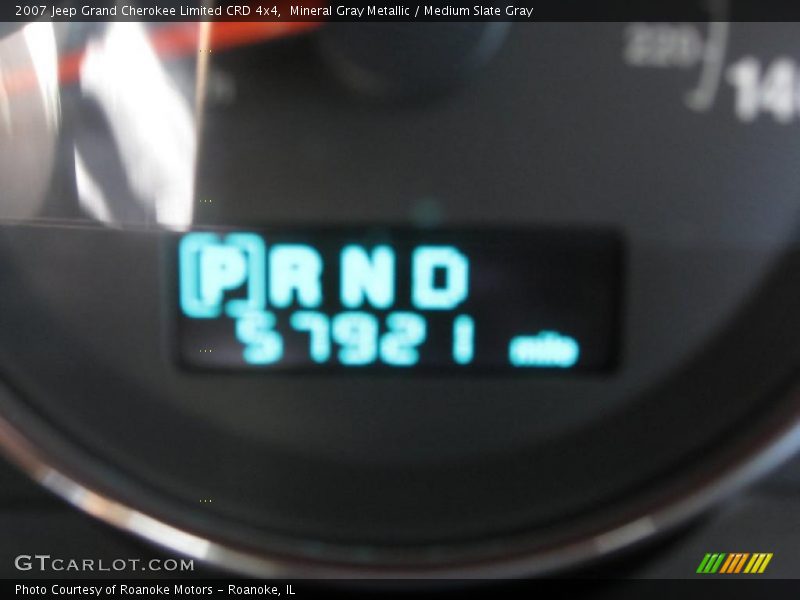 Mineral Gray Metallic / Medium Slate Gray 2007 Jeep Grand Cherokee Limited CRD 4x4