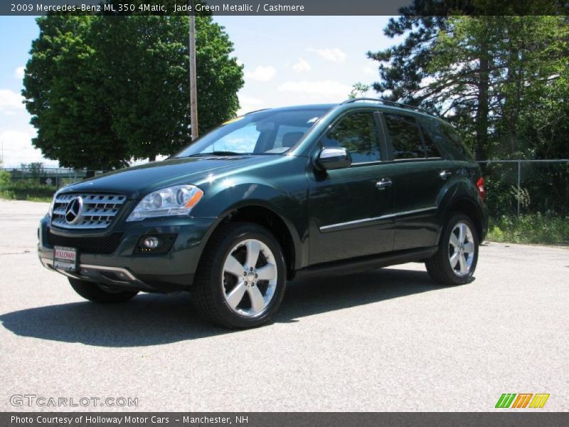 Jade Green Metallic / Cashmere 2009 Mercedes-Benz ML 350 4Matic