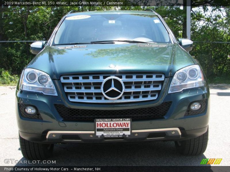 Jade Green Metallic / Cashmere 2009 Mercedes-Benz ML 350 4Matic