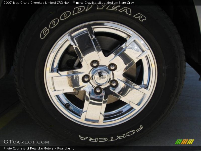 Mineral Gray Metallic / Medium Slate Gray 2007 Jeep Grand Cherokee Limited CRD 4x4
