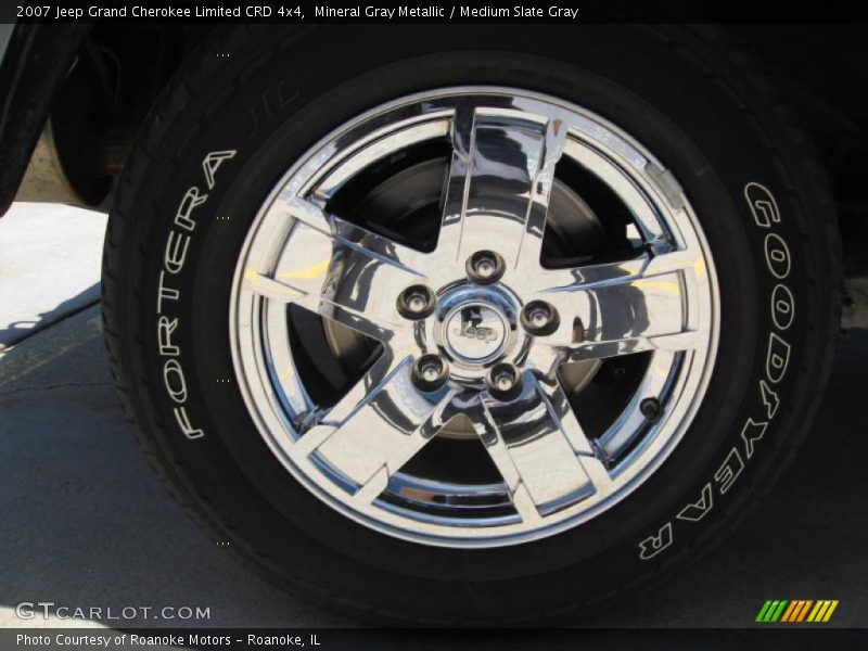 Mineral Gray Metallic / Medium Slate Gray 2007 Jeep Grand Cherokee Limited CRD 4x4