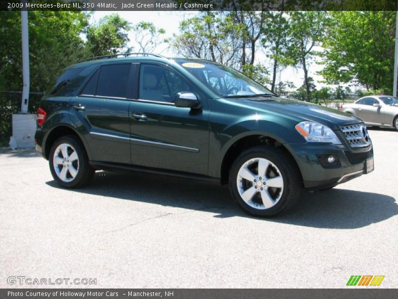 Jade Green Metallic / Cashmere 2009 Mercedes-Benz ML 350 4Matic
