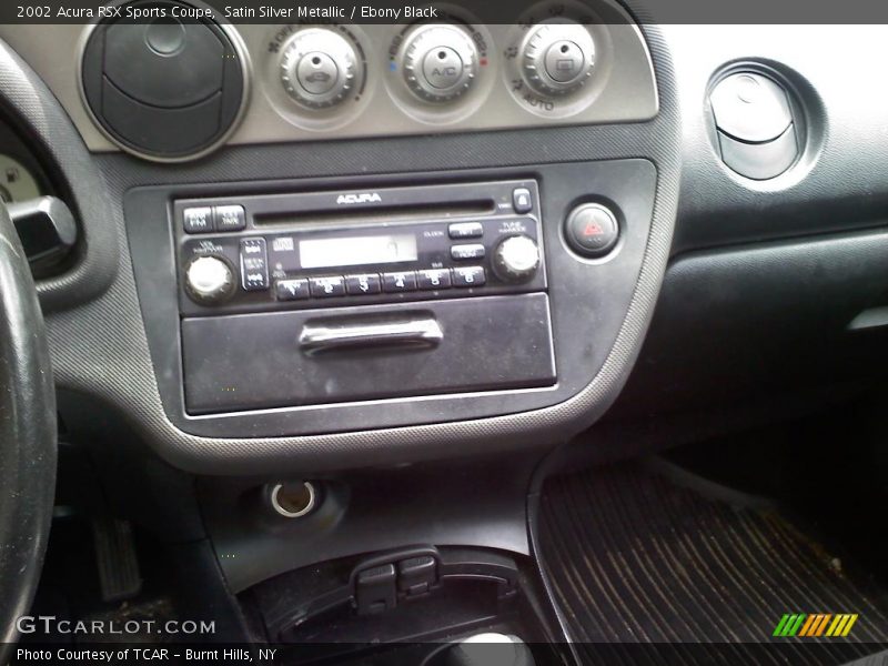 Satin Silver Metallic / Ebony Black 2002 Acura RSX Sports Coupe