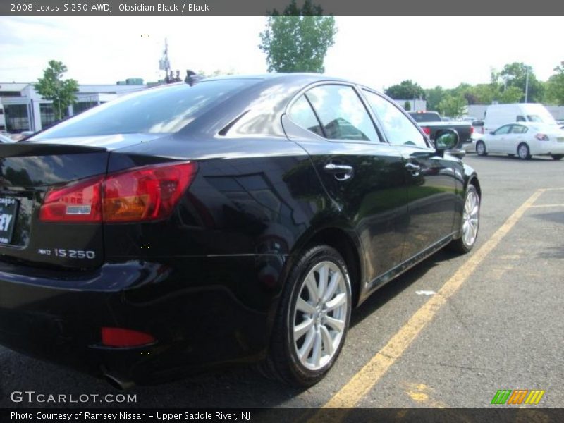 Obsidian Black / Black 2008 Lexus IS 250 AWD