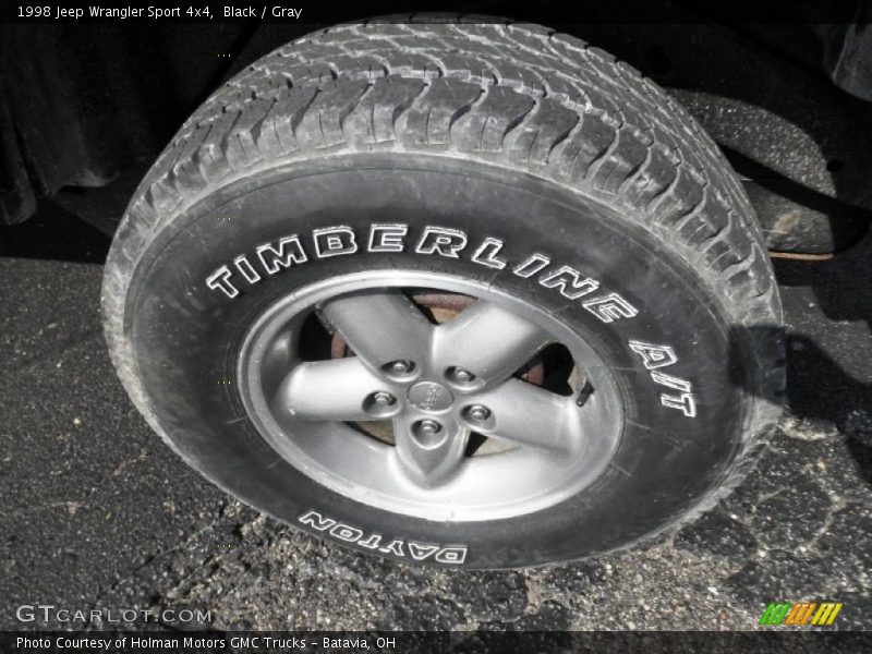 Black / Gray 1998 Jeep Wrangler Sport 4x4