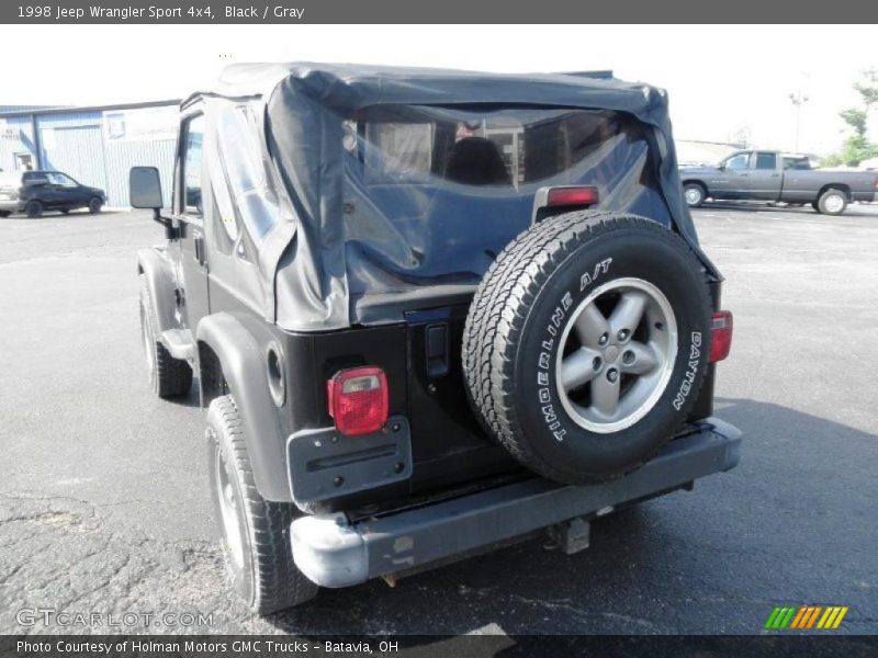 Black / Gray 1998 Jeep Wrangler Sport 4x4