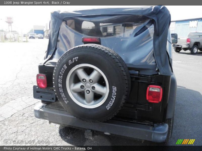 Black / Gray 1998 Jeep Wrangler Sport 4x4