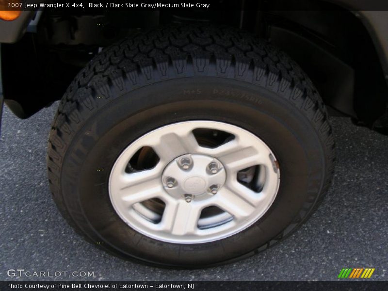 Black / Dark Slate Gray/Medium Slate Gray 2007 Jeep Wrangler X 4x4