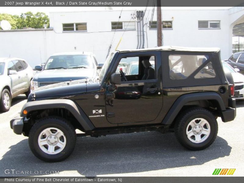 Black / Dark Slate Gray/Medium Slate Gray 2007 Jeep Wrangler X 4x4