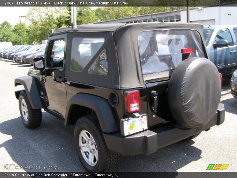 Black / Dark Slate Gray/Medium Slate Gray 2007 Jeep Wrangler X 4x4