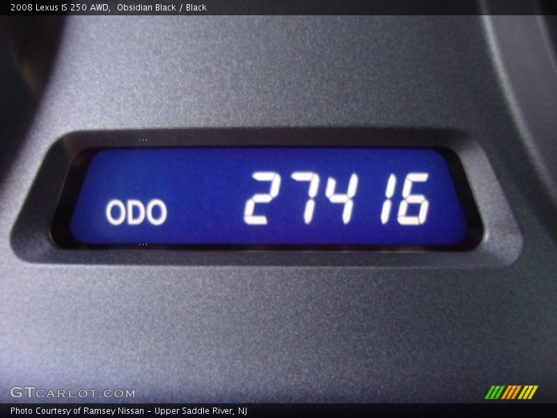 Obsidian Black / Black 2008 Lexus IS 250 AWD