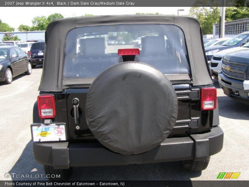 Black / Dark Slate Gray/Medium Slate Gray 2007 Jeep Wrangler X 4x4