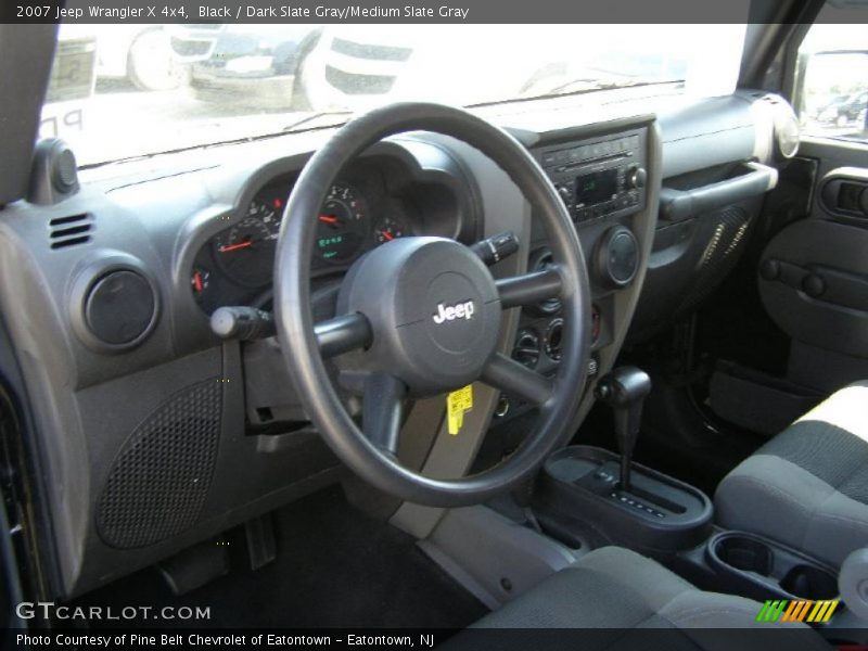 Black / Dark Slate Gray/Medium Slate Gray 2007 Jeep Wrangler X 4x4