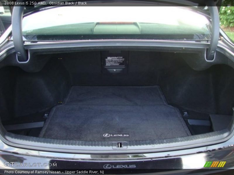 Obsidian Black / Black 2008 Lexus IS 250 AWD