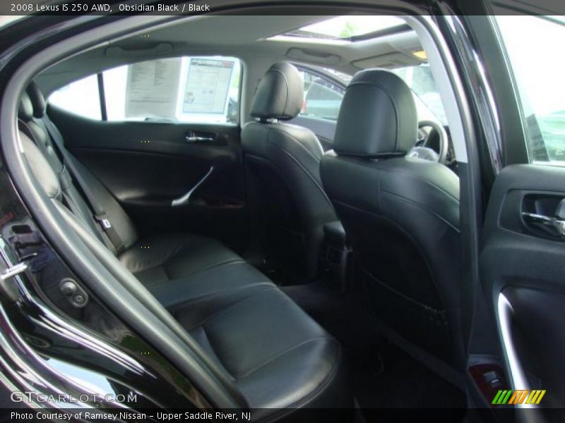 Obsidian Black / Black 2008 Lexus IS 250 AWD