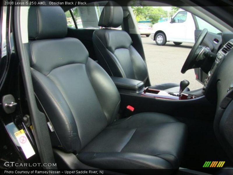 Obsidian Black / Black 2008 Lexus IS 250 AWD